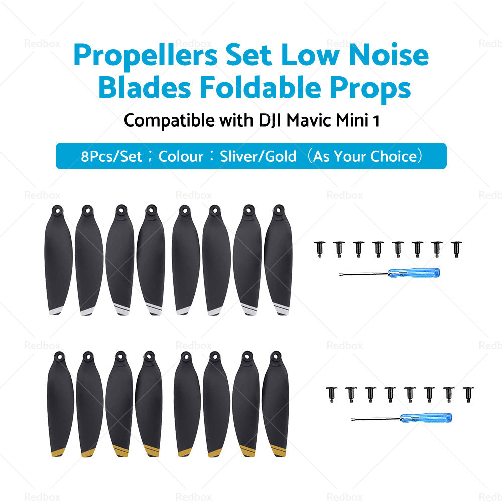 {{ 8x Propellers Set Low Noise Blades Foldable Props Suitable For DJI Mavic Mini 1 }} - Buy Car Parts Online at {{ Kaka Auto Parts }}.