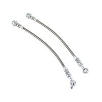 Front & Rear Braided Brake Line Hose Set Suitable For Nissan Patrol GQ Y60 1988–1997 / Ford Maverick DA 1988–1994