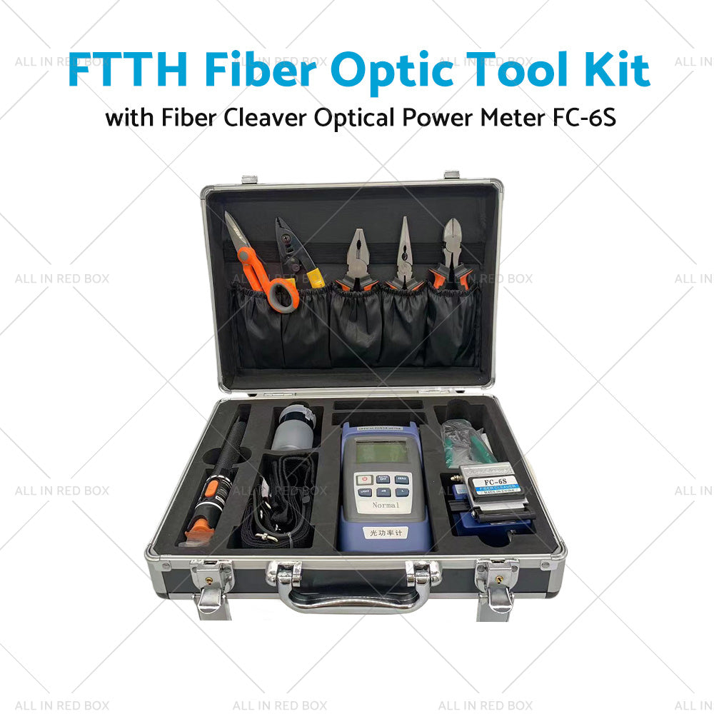 {{ FTTH Fiber Optic Tool Kit with Fiber Cleaver Optical Power Meter FC-6S }} - Buy Car Parts Online at {{ Kaka Auto Parts }}.