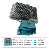 4in LED Work Light Suitable For Makita 18V Li-Ion Battery Workshop Flashlights