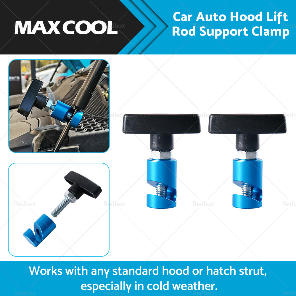 {{ 2X Car Auto Hood Lift Rod Support Clamp Shock Prop Strut Stopper Retainer Tool }} - Buy Car Parts Online at {{ Kaka Auto Parts }}.