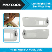 {{ 1 Pair Car Sunvisor Sun Visor Gray Front RH  and  LH Fits For Mazda CX-9 2010-2015 }} - Buy Car Parts Online at {{ Kaka Auto Parts }}.