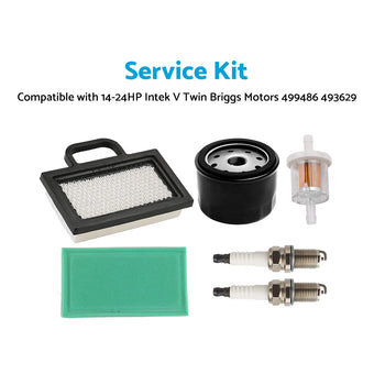 compare product Service Kit Suitable For 14-24HP Intek V Twin Briggs Motors 499486 493629