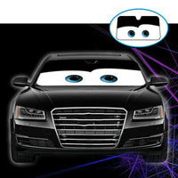 Car Windscreen Sun Shade Cover Black Eyes Anti-UV Aluminium Foil Heat Blocking