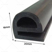 {{ 5m or 16x20mm Fridge Seals Rubber Door Gasket Coolroom Door Seal Heavy Duty D Shape }} - Buy Car Parts Online at {{ Kaka Auto Parts }}.