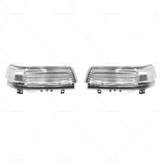 2x Wing Door Mirror Indicator Left & Right Suitable For Mitsubishi Pajero NS-NX 2006-2019