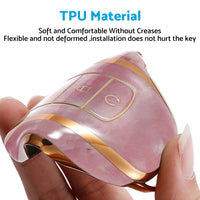 Car Remote Key Fob Case Cover TPU Pink Suitable For Chery Omoda 5