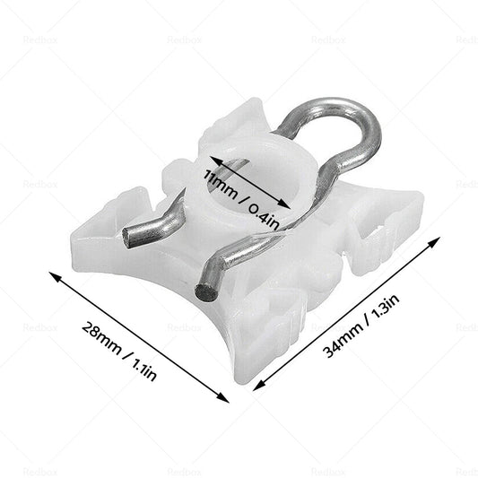 8x Window Regulator Slider Clip Bushes Suitable For BMW E32 / E34 / E36 / E85 / E92 / E93