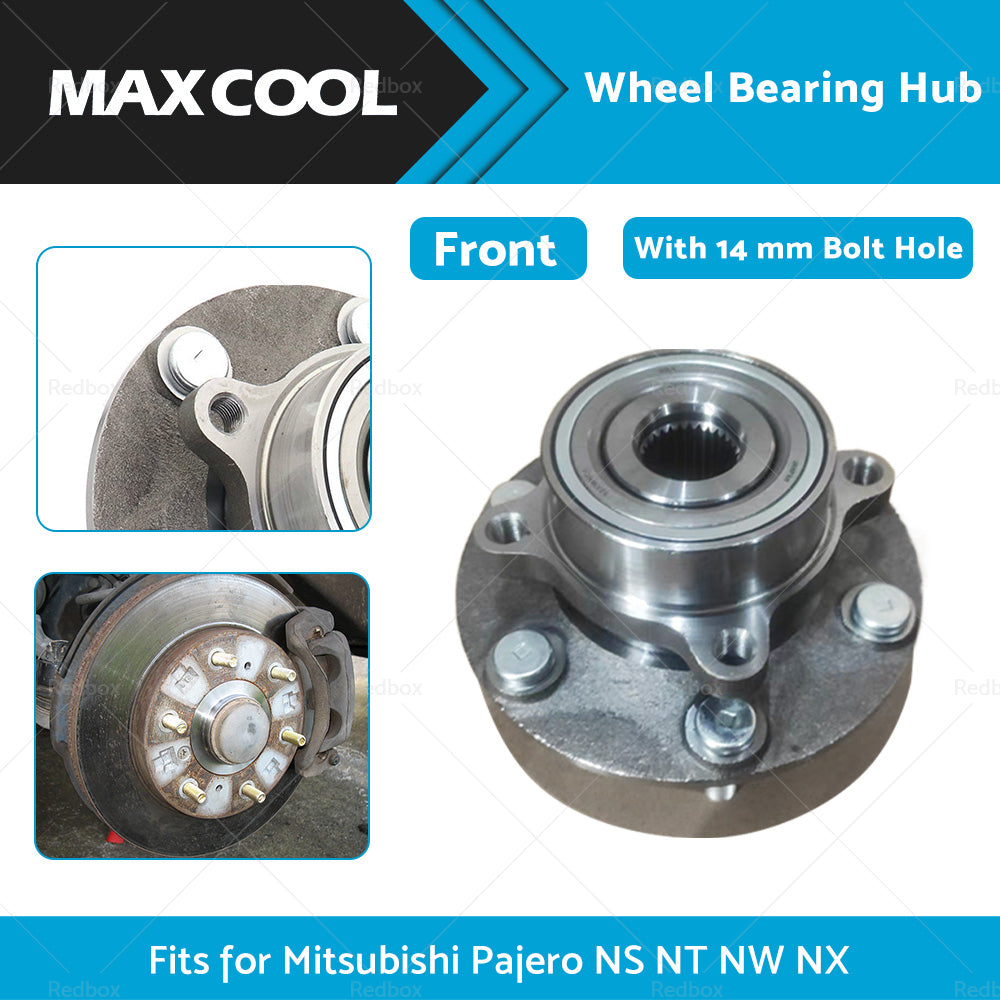 {{ 1PC Front Wheel Bearing Hub Fit for Mitsubishi Pajero NS NT NW NX 2006-2018 14mm }} - Buy Car Parts Online at {{ Kaka Auto Parts }}.