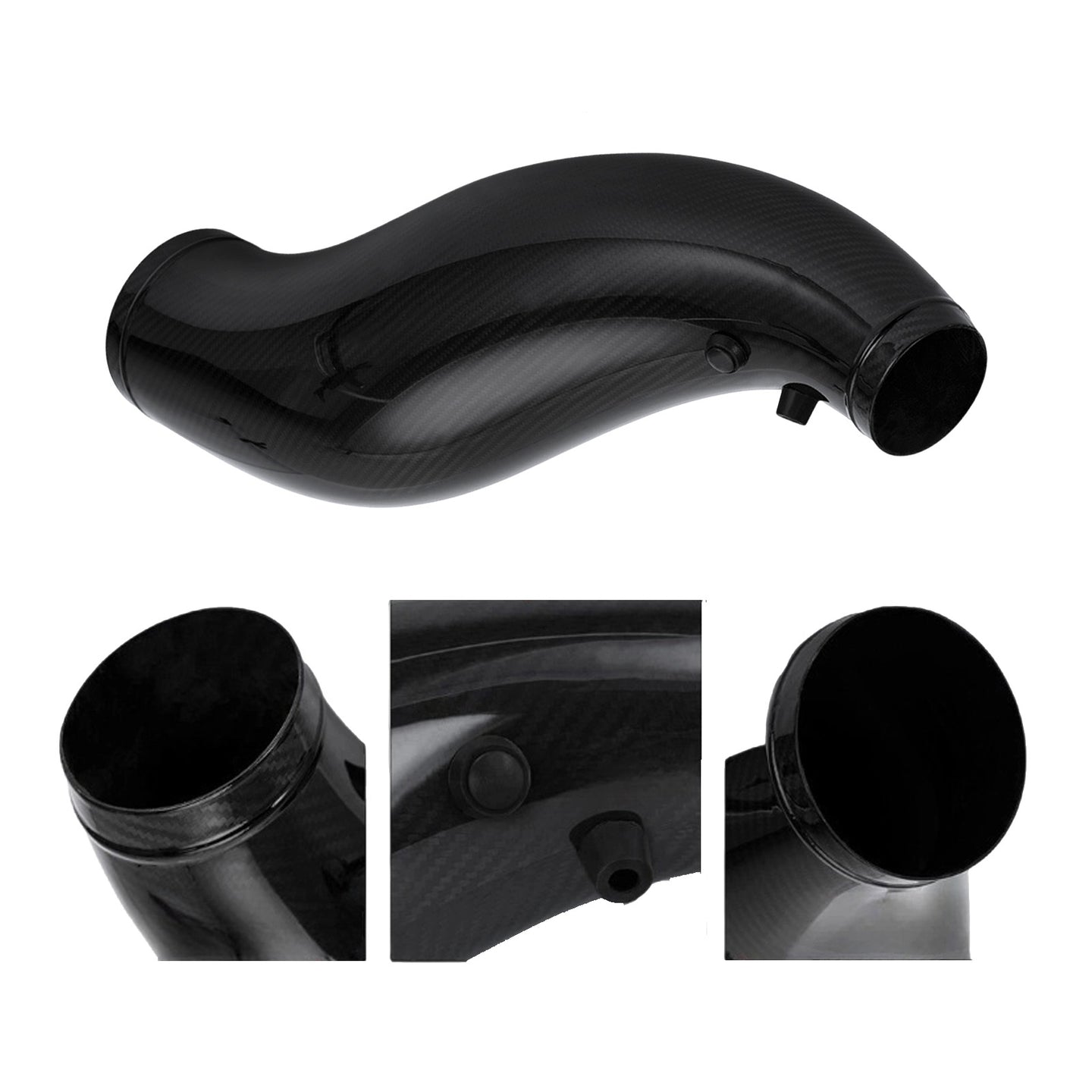 {{ Air Intake Pipe w/ Air Filter Black Plastic Suitable for Honda Civic EG EK 92-00 }} - Buy Car Parts Online at {{ Kaka Auto Parts }}.