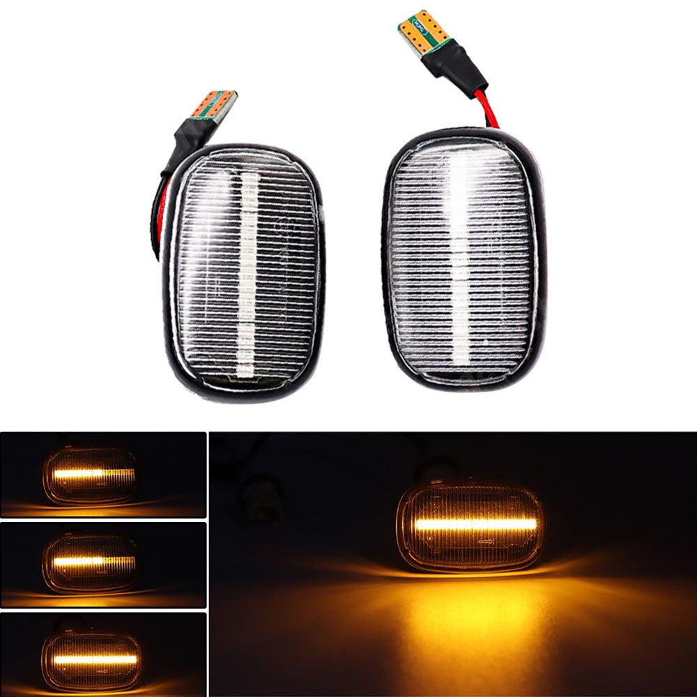 2x LED Side Indicator Lights Suitable For Toyota Hilux Yaris Corolla RAV4 Lexus Models