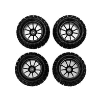 4x Wheel Rim & Tires Suitable For HSP 1:10 Monster Truck RC Car 12mm Hub