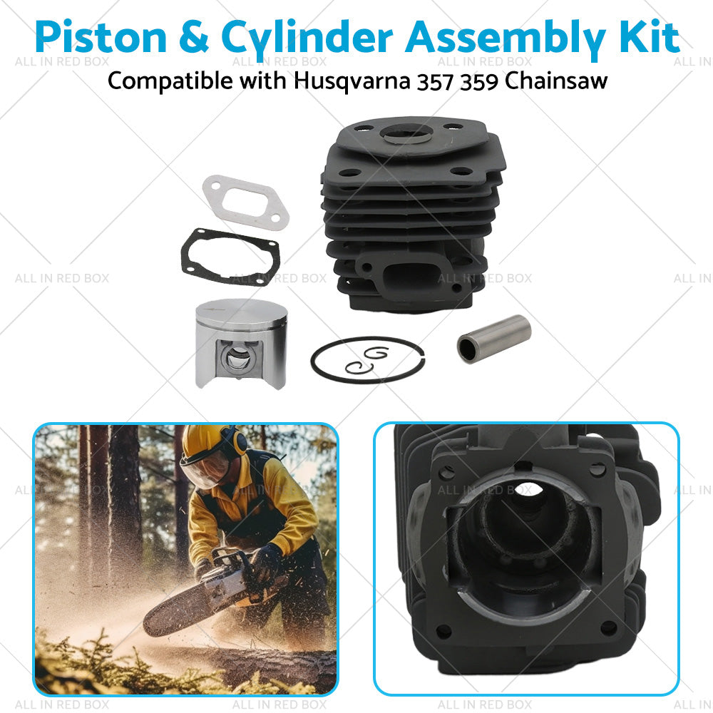 {{ Piston  and  Cylinder Assembly Kit Suitable for Husqvarna 357 359 Chainsaw 47mm }} - Buy Car Parts Online at {{ Kaka Auto Parts }}.