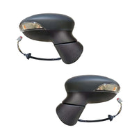 RH & LH Electric Door Mirrors No Heat Suitable For Ford Fiesta WS / WT 2008-2017