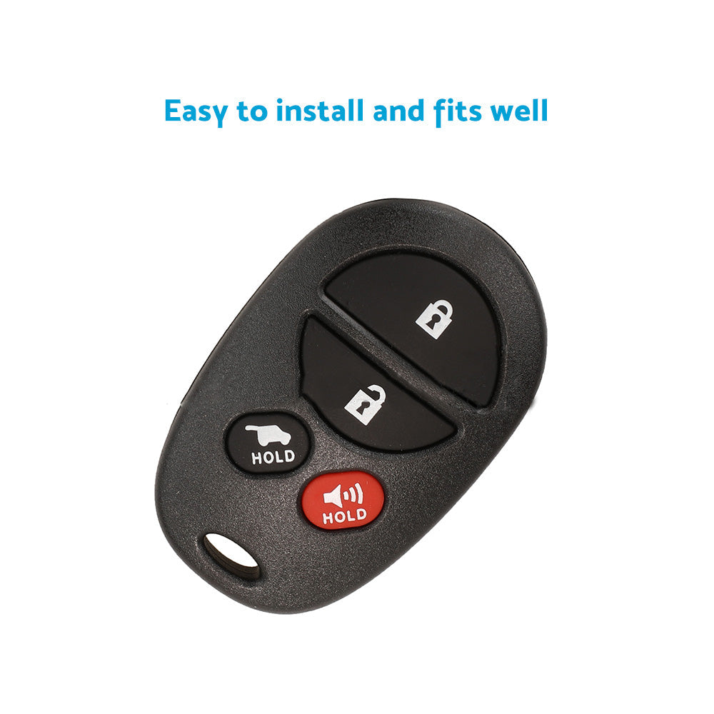 315 MHz Remote Car Key with Battery Suitable For Toyota Aurion Kluger 2006-2013