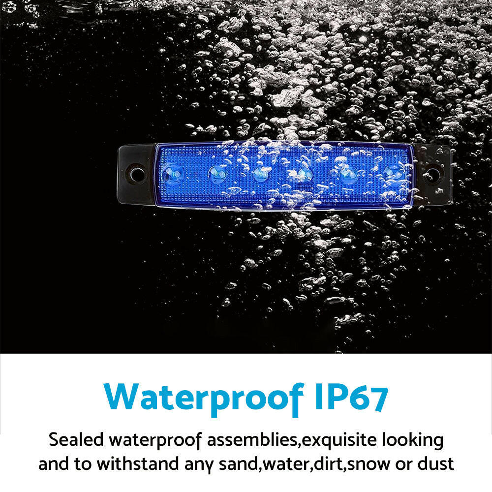 Marine LED Deck Courtesy Light 12V Waterproof Stern Transom Suitable For Boats