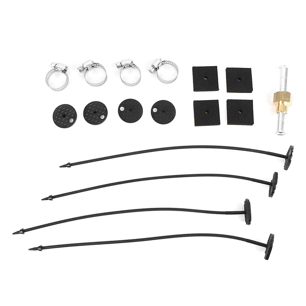 {{ 6 Row 6 AN Transmission Oil Cooler Auto Manual Radiator Converter Kit Universal }} - Buy Car Parts Online at {{ Kaka Auto Parts }}.