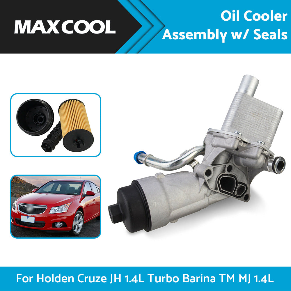 {{ Oil Cooler Assembly w or  Seals For Holden Cruze JH 1. 4L Turbo Barina TM MJ 1. 4L }} - Buy Car Parts Online at {{ Kaka Auto Parts }}.