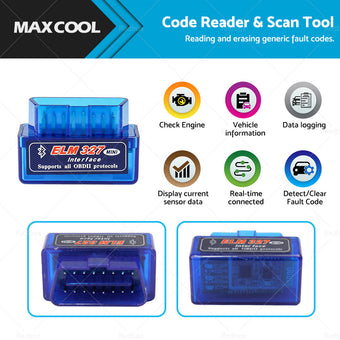 compare product OBD2 II Bluetooth Car Scanner Torque Suitable For IOS Android CAN Auto Scan Tool