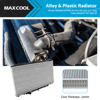 {{ RADIATOR Fit NISSAN PATROL GU Y61 2. 8L 3. 0L 4. 2L TD42 Turbo Diesel AT MT 1997 UP }} - Buy Car Parts Online at {{ Kaka Auto Parts }}.