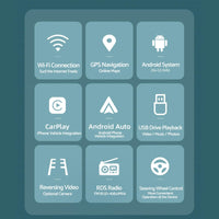 Head Unit Wireless CarPlay Android Auto Suitable for 05-15 Suzuki Grand Vitara