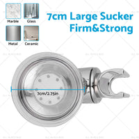 {{ 1/2PCS Adjustable Bracket Suction Shower Head Handset Holder Bathroom Wall Mount }} - Buy Car Parts Online at {{ Kaka Auto Parts }}.