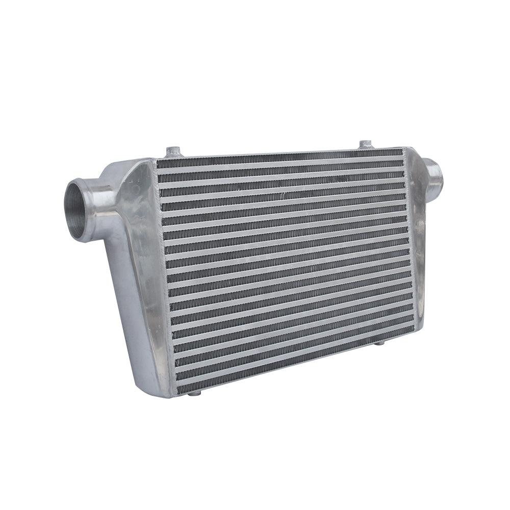 3 Inch Universal Aluminum Intercooler Turbo Bar Plate Front Mount FMIC 450x300x76mm