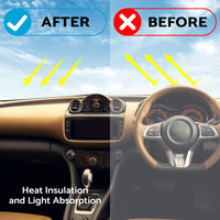 Black Non-Slip Dash Mat Dashboard Cover Suitable For Nissan Juke F15 2011-2019