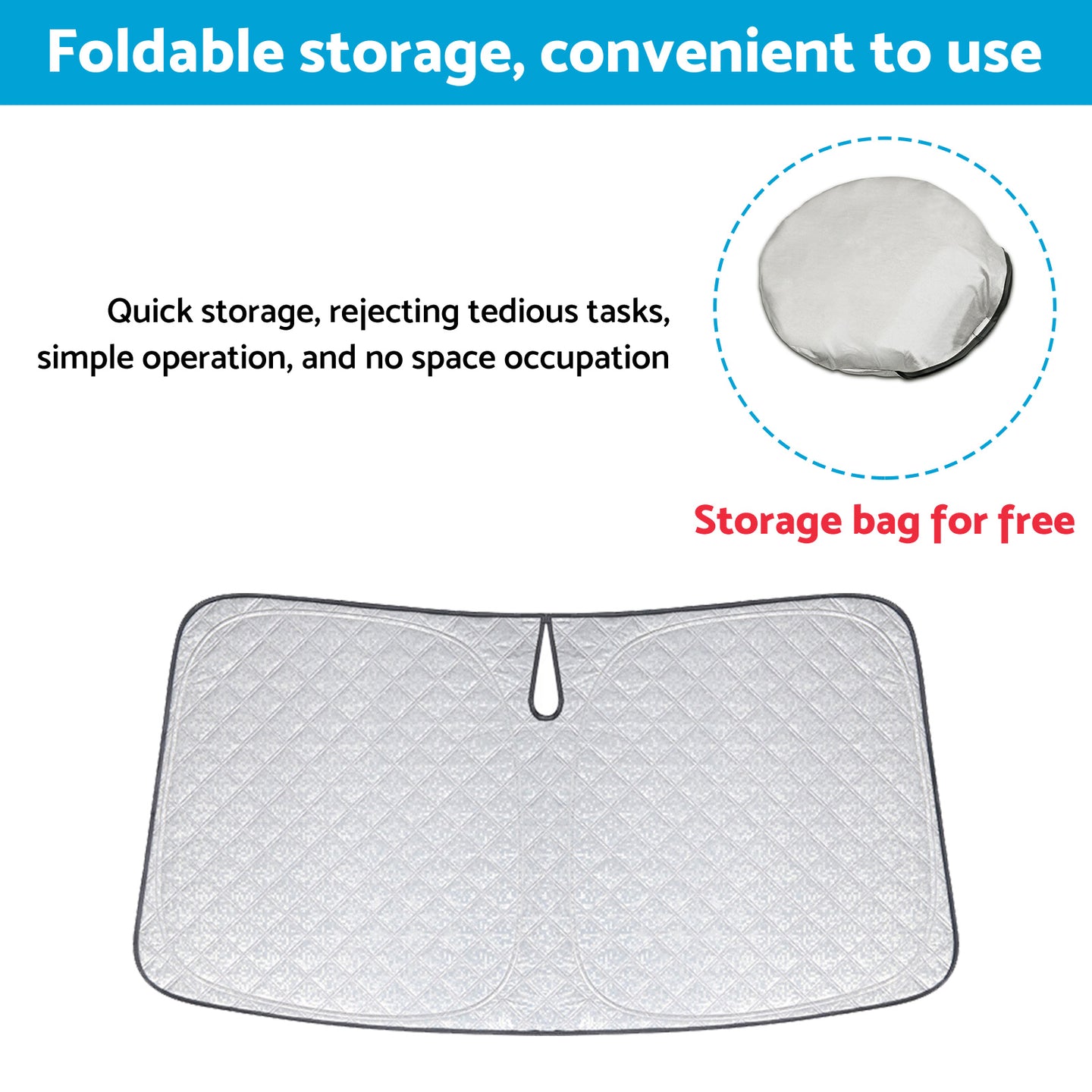 {{ 6 Layer Thick WindScreen Sun Shade Suitable For Kia Picanto 16-24 UV Protection }} - Buy Car Parts Online at {{ Kaka Auto Parts }}.