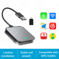 {{ Gray Bluetooth USB Wireless Receiver Suitable for Apple CarPlay Adapter }} - Buy Car Parts Online at {{ Kaka Auto Parts }}.