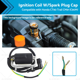 compare product Ignition Coil W or Spark Plug Cap Suitable for Honda CT90 Trail CM91  C90M