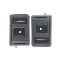 Pair Inner Door Handle Grey Suitable For Toyota Landcruiser 75 78 79 Series Front / Rear