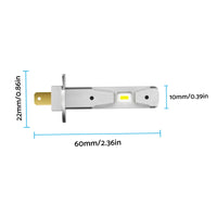 2x H1 LED Headlight Bulbs Kit 13W 6000K White Hi & Low Beam DRL Fog Lights