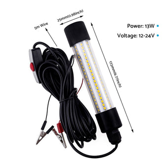 compare product 12V LED Underwater Fishing Light Stick Suitable For Squid, Fish & Prawn Lure Lighting