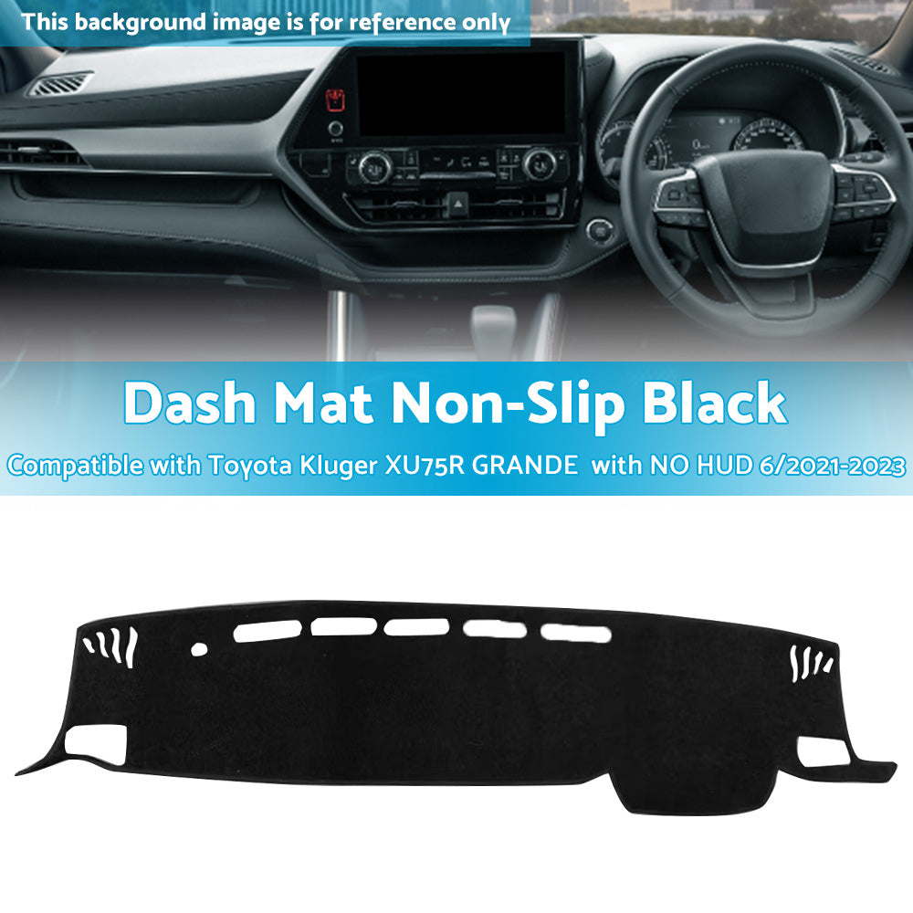 {{ Non-Slip Dash Mat Suitable For Toyota Kluger XU75R GX GXL inchWith NO HUDinch 6 21-23 }} - Buy Car Parts Online at {{ Kaka Auto Parts }}.