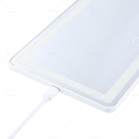 {{ Car Sun Visor LED Makeup Cosmetic Mirror Set with 3 Type Light Touch Screen New }} - Buy Car Parts Online at {{ Kaka Auto Parts }}.