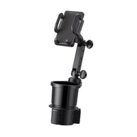2-in-1 Universal Car Cup Holder Phone & GPS Mount Suitable For Adjustable 360° Angle
