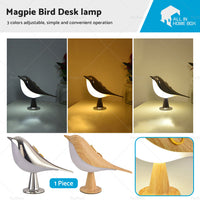 {{ Modern Magpie Bird LED Table Desk Lamp Bedside Touch Reading Night Light Bedroom }} - Buy Car Parts Online at {{ Kaka Auto Parts }}.