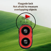 7X Laser Golf Rangefinder Slope 1200 Yards Maximum Distance USB Rechargeable