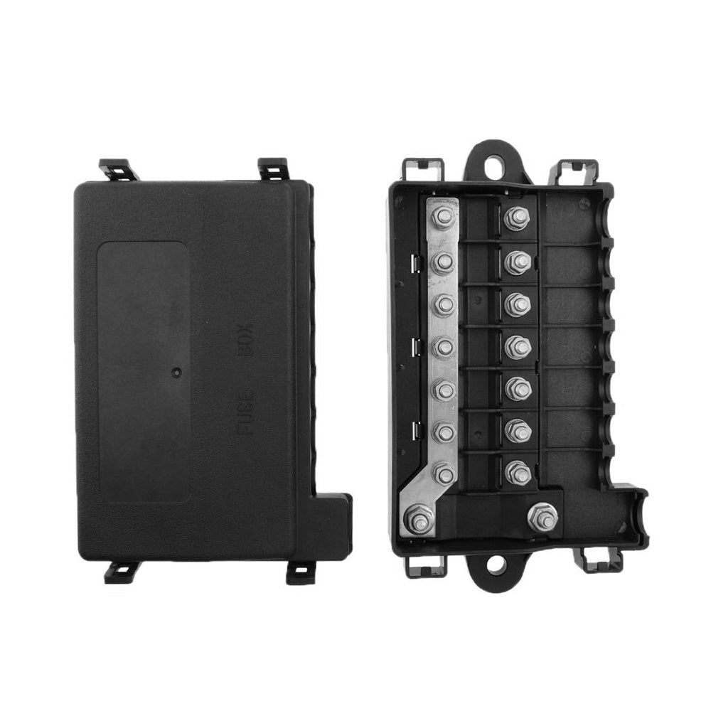 7-Way Multi Fuse Block Box Holder With 9x 12-32V Fuses Suitable For Car & Auto