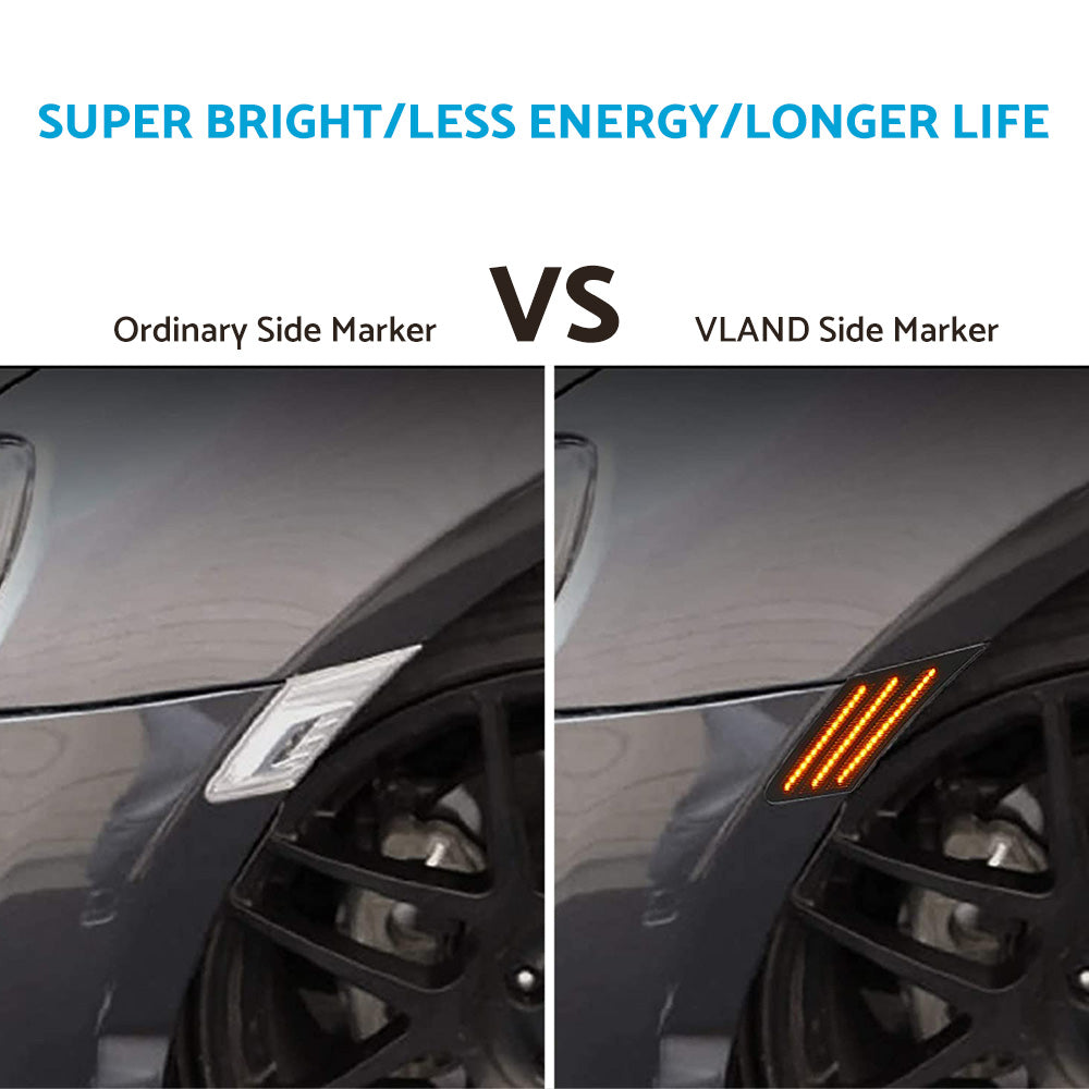 2x LED Side Marker Bumper Indicator Light Suitable For Toyota 86 Subaru BRZ Scion