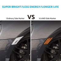 2x LED Side Marker Bumper Indicator Light Suitable For Toyota 86 Subaru BRZ Scion