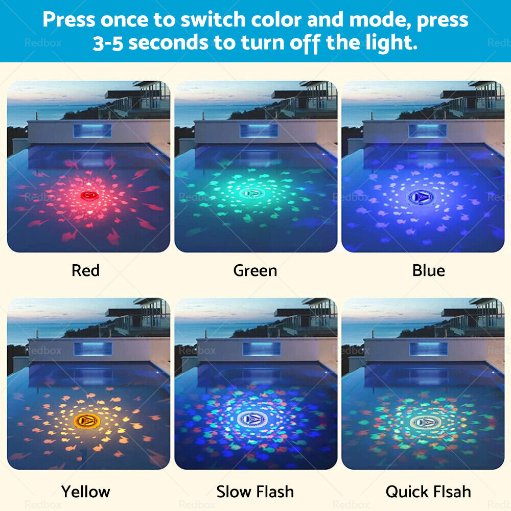 {{ Floating Underwater Lights LED Disco Light Glow Show Swimming Pool Tub Spa Lamp }} - Buy Car Parts Online at {{ Kaka Auto Parts }}.