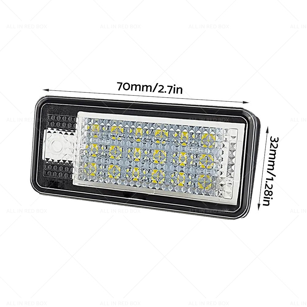 {{ Suitable For Audi A3 A4 S4 B6 B7 LED License Number Plate Light Error Free Units }} - Buy Car Parts Online at {{ Kaka Auto Parts }}.