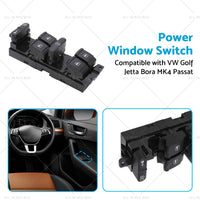 {{ 1J4959857C RH Power Window Switch Suitable For VW Golf Jetta Bora MK4 Passat }} - Buy Car Parts Online at {{ Kaka Auto Parts }}.