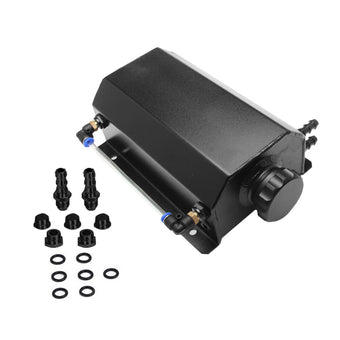 compare product Universal 2L Coolant Radiator Overflow Recovery Tank Bottle Aluminum Black