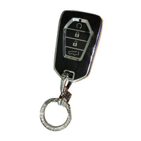 TPU 4-Button Car Remote Key Fob Cover Suitable For Isuzu D-MAX / MU-X MUX Black