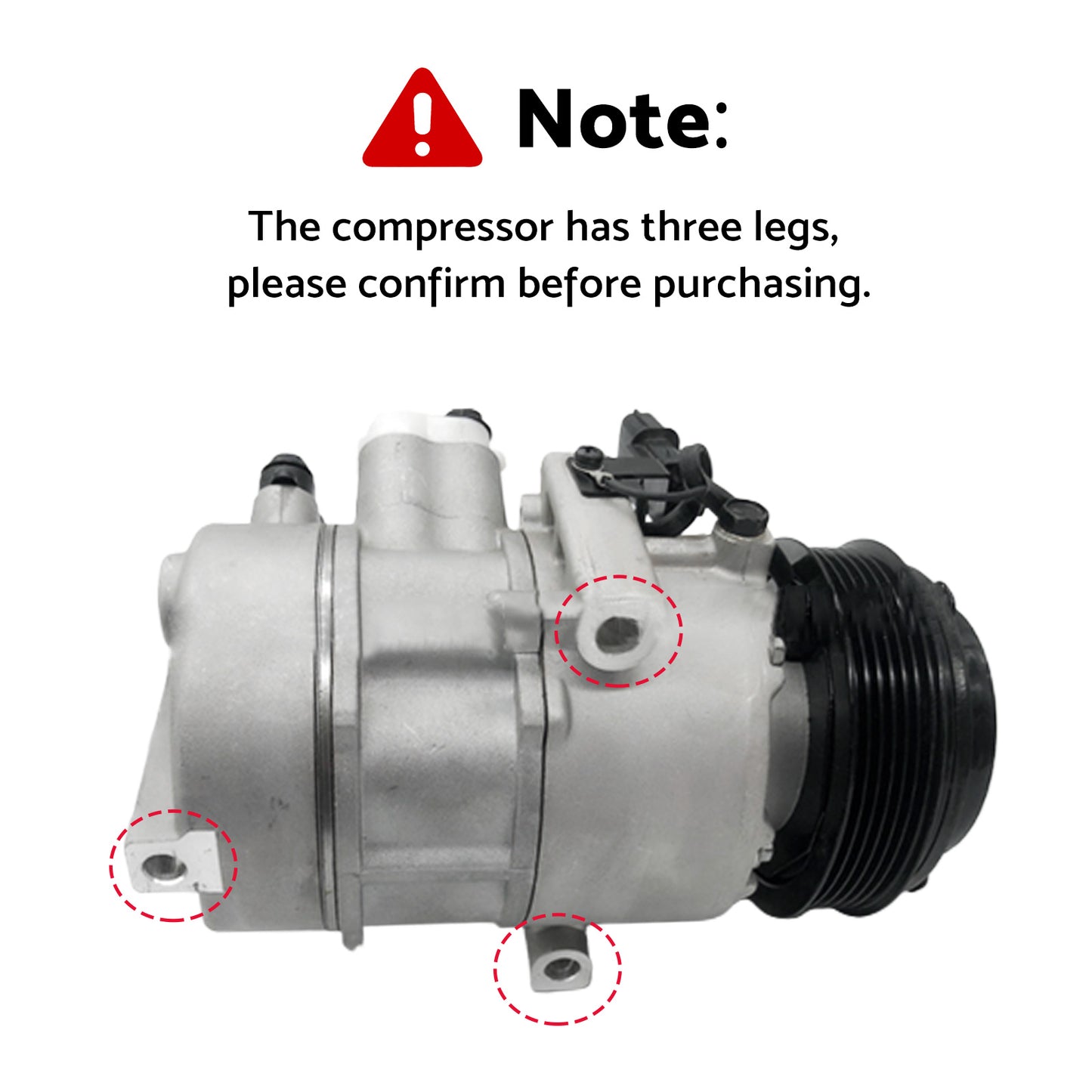 Air Con AC Compressor Suitable for Hyundai ix35 LM 2.0L Petrol G4NC (2013-2015)