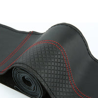 Premium Leather DIY Steering Wheel Cover Suitable For Car – 38cm Auto Protection With Needle