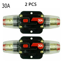 {{ 2 PCS AMP Circuit Breaker Dual Battery IP67 Waterproof 12V 24V Fuse Manual Reset }} - Buy Car Parts Online at {{ Kaka Auto Parts }}.